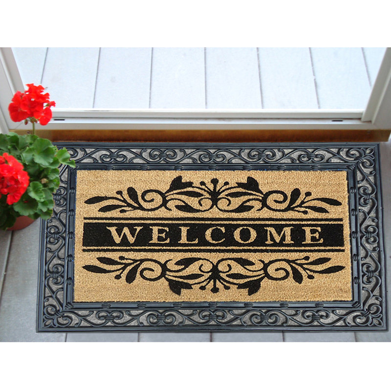 Sassafras Door Mat Interchangeable Frame Simply Creative Flowers